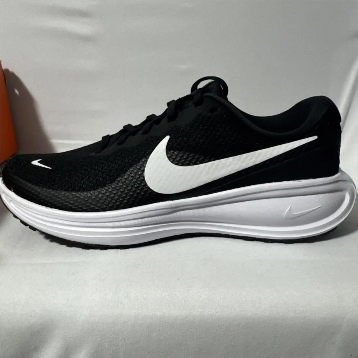 Size 9-  Revolution 8 Black White W by Nike