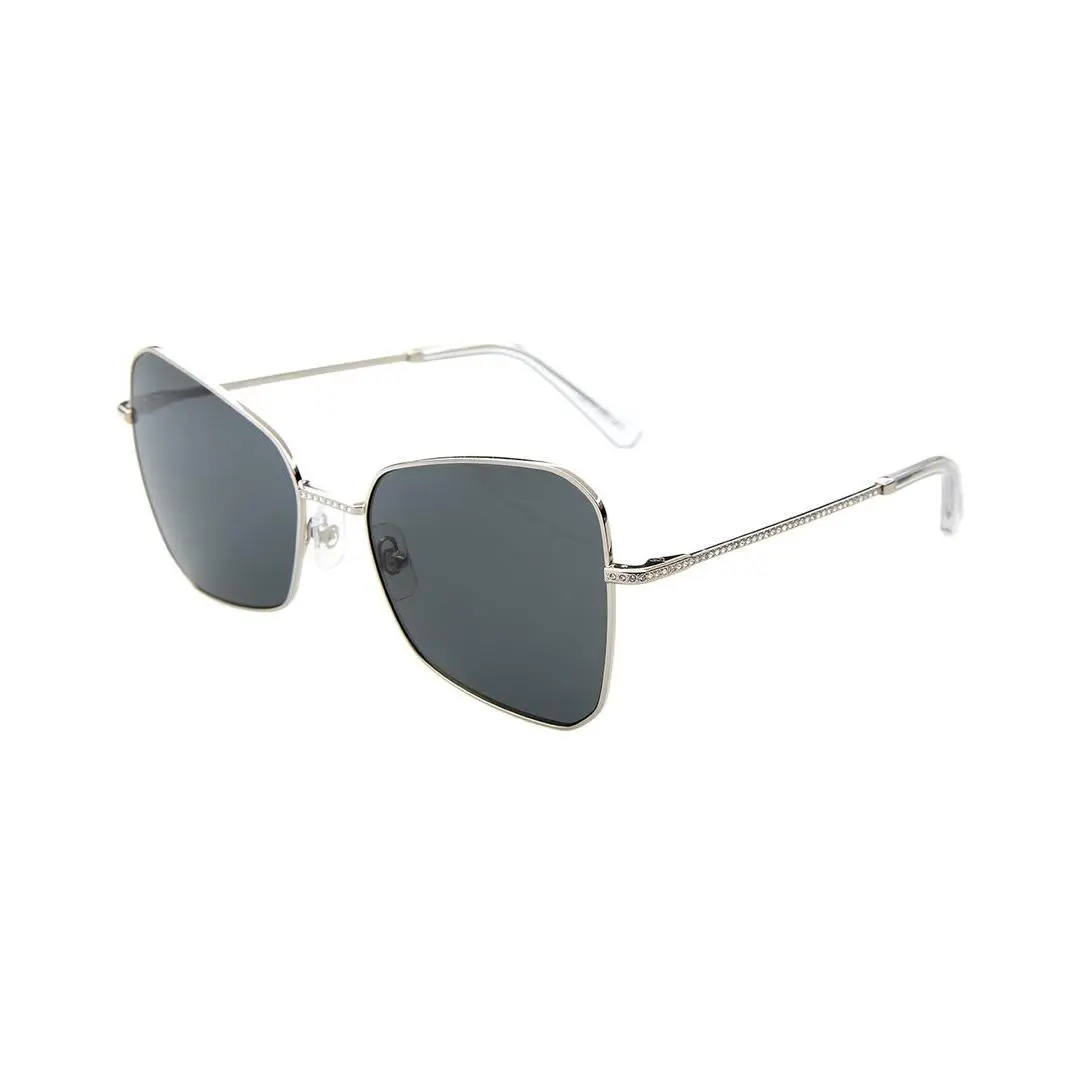 Women`s Sk700857-X 57Mm Sunglasses Women`s Silver by Swarovski