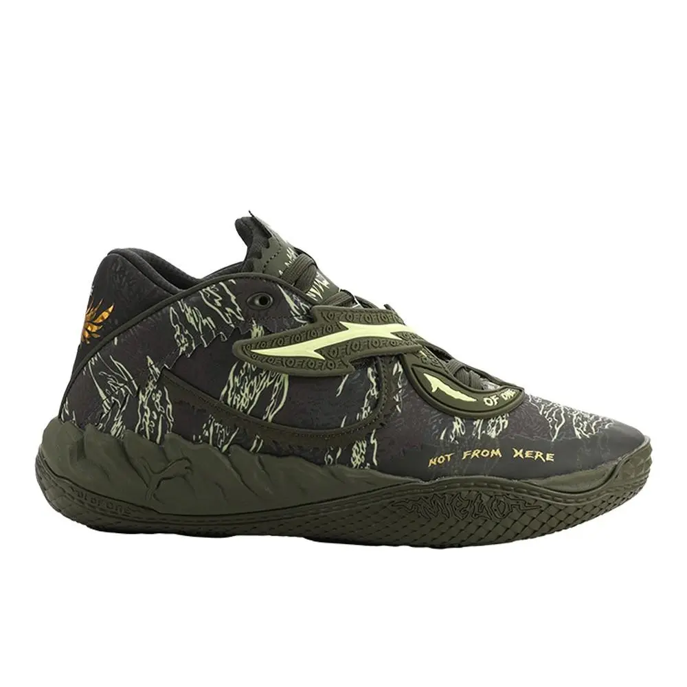 Mb.05 Camo Basketball Mens Black Green Sneakers Athletic Shoes 31279501 by Puma