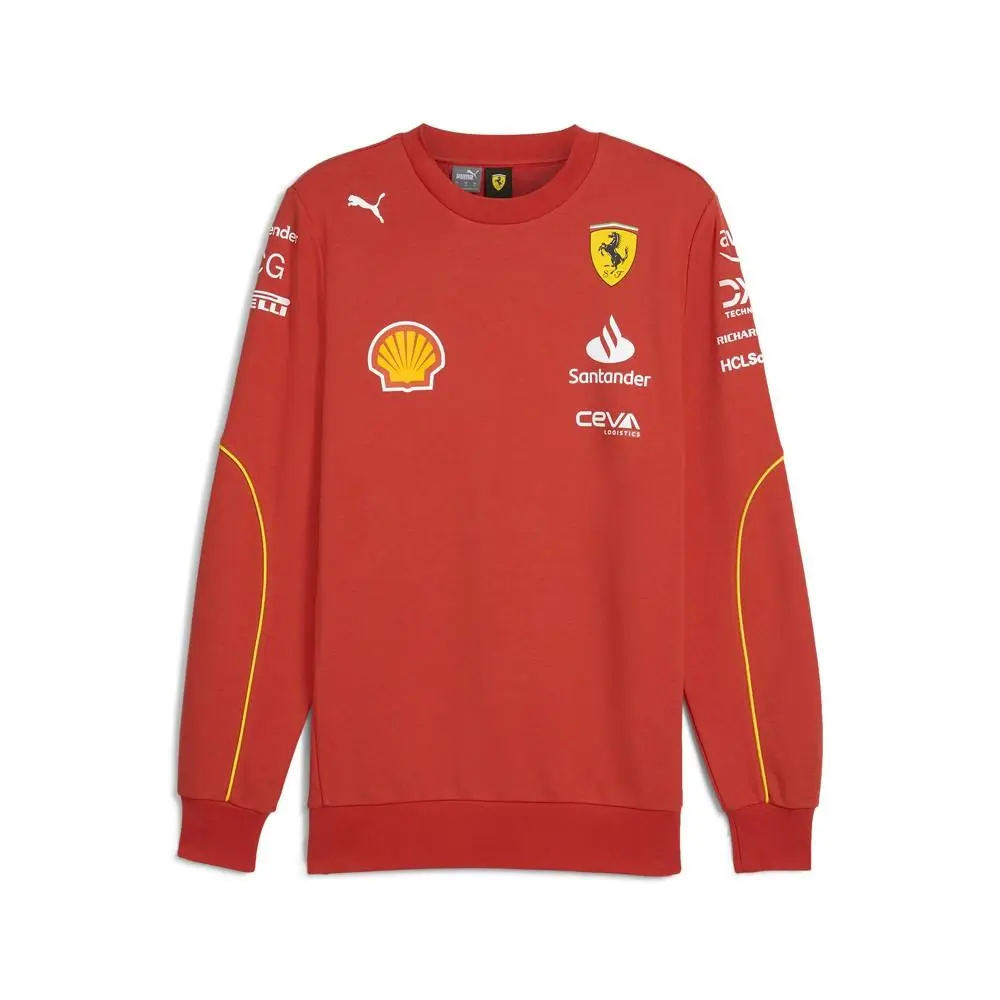 Puma Scuderia Ferrari Team Crew Neck Sweatshirt Mens Red 76359901