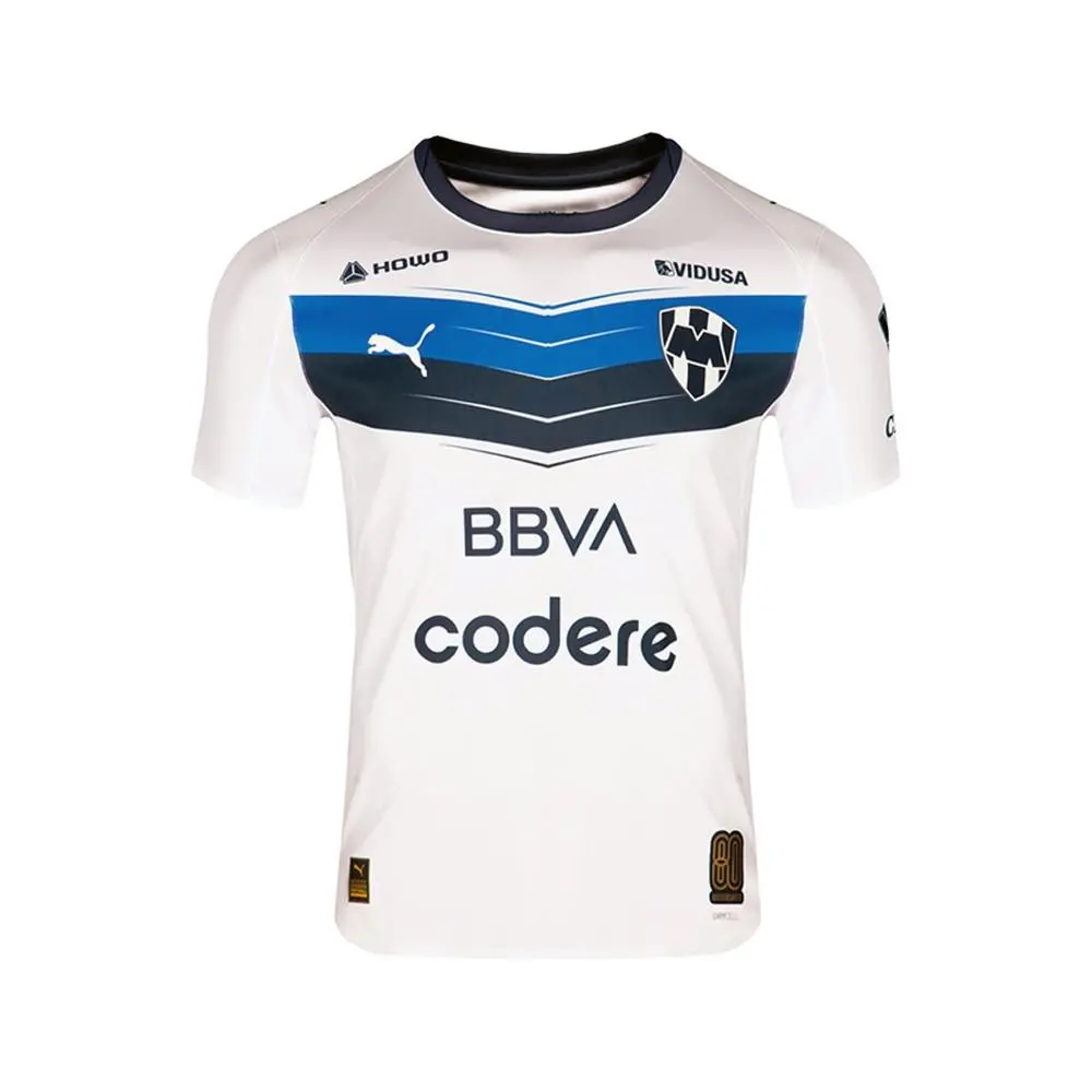 Puma C.f. Monterrey Away Promo 2526 Short Sleeve Soccer Jersey Mens White 70693