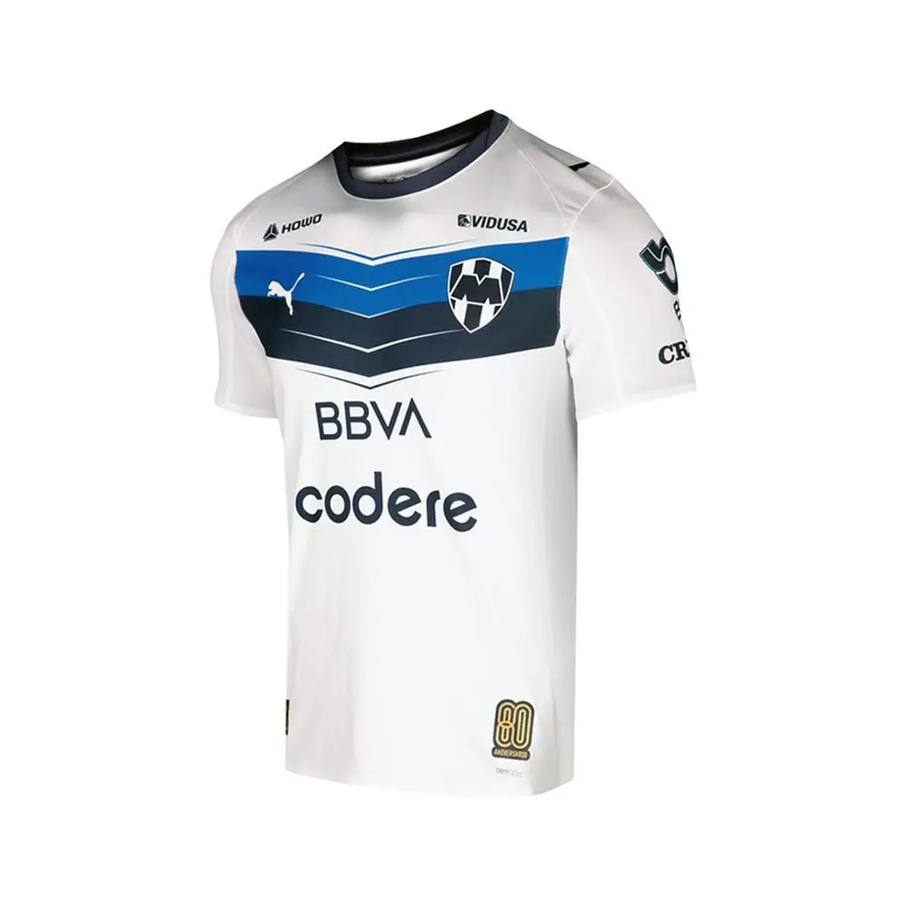 Puma clothing - PUMA C.F. Monterrey Away Promo 2526 Short Sleeve Soccer Jersey - 70693601 - White 4