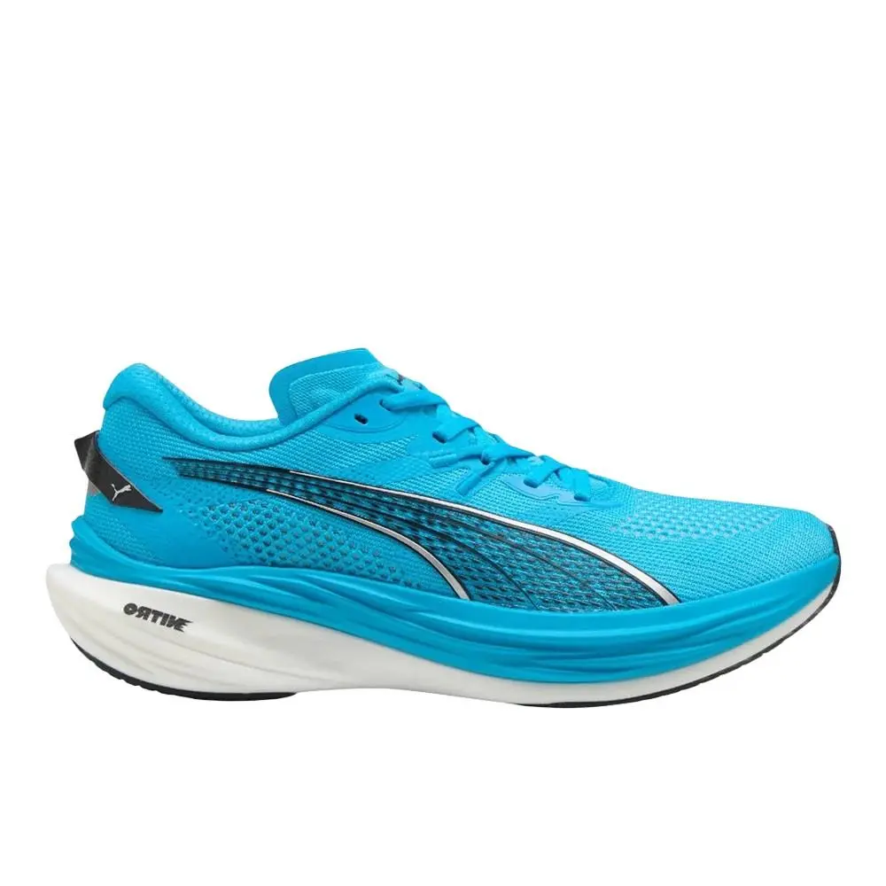 Deviate Nitro 3 Running Mens Blue Sneakers Athletic Shoes 30970727 by Puma