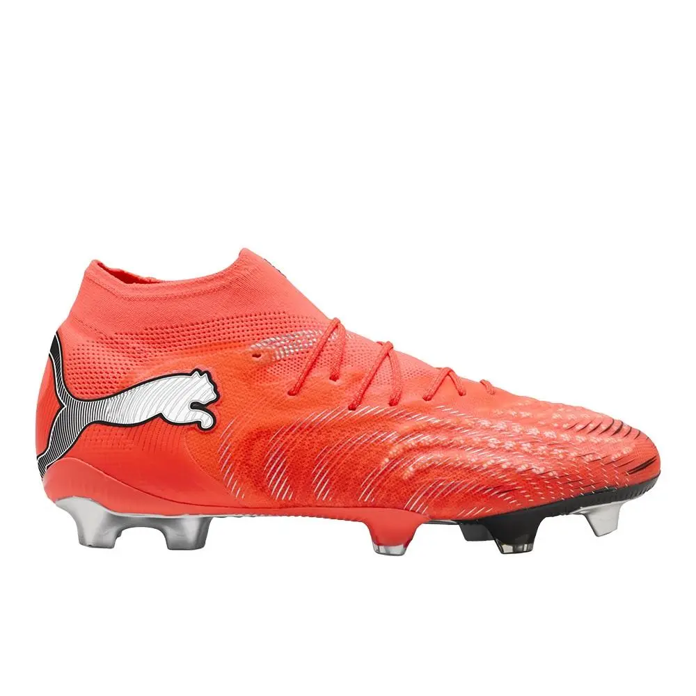 Future 9 Ultimate Firm Ground Soccer Cleats Womens Orange Sneakers Athletic by Puma