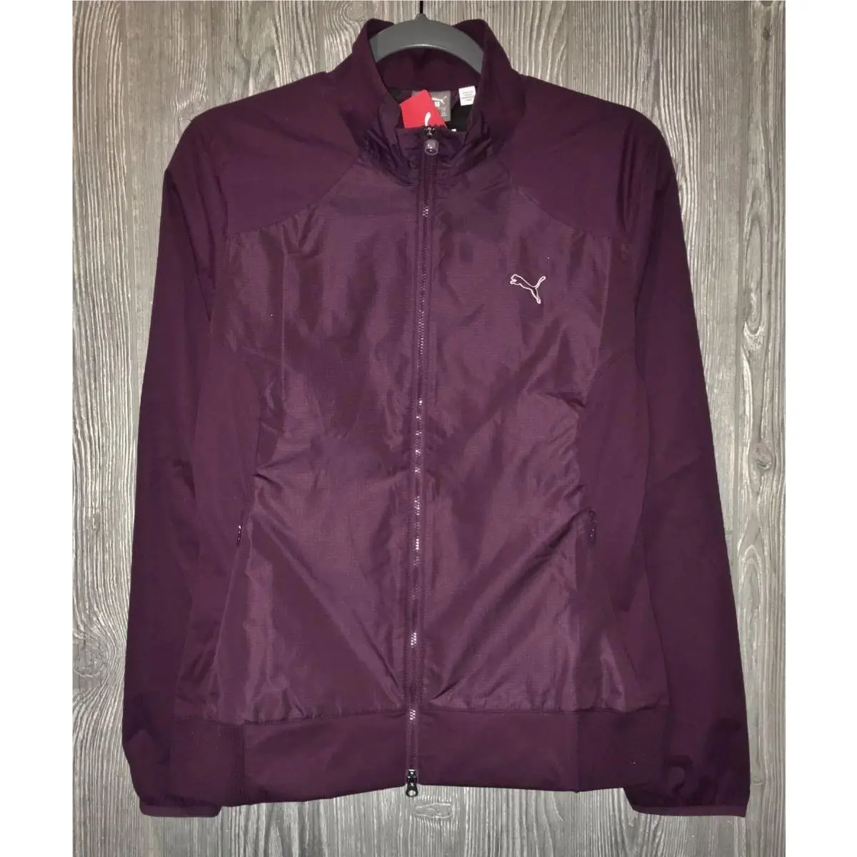 Puma clothing - PUMA Golf Italian Plum Purple Tech Wind Water Resistant Jacket - 569082 - Purple 4