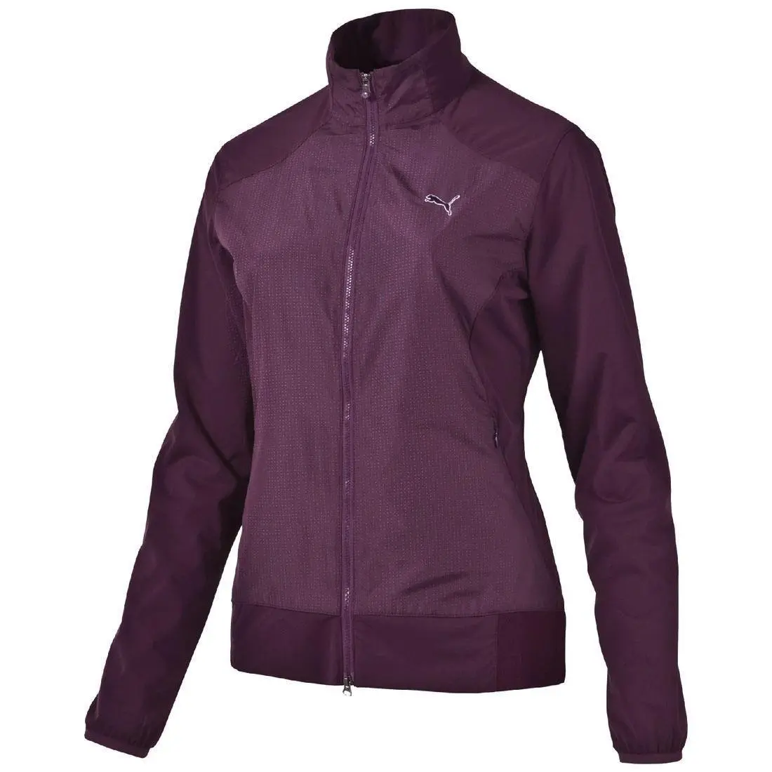Puma clothing - PUMA Golf Italian Plum Purple Tech Wind Water Resistant Jacket - 569082 - Purple 3