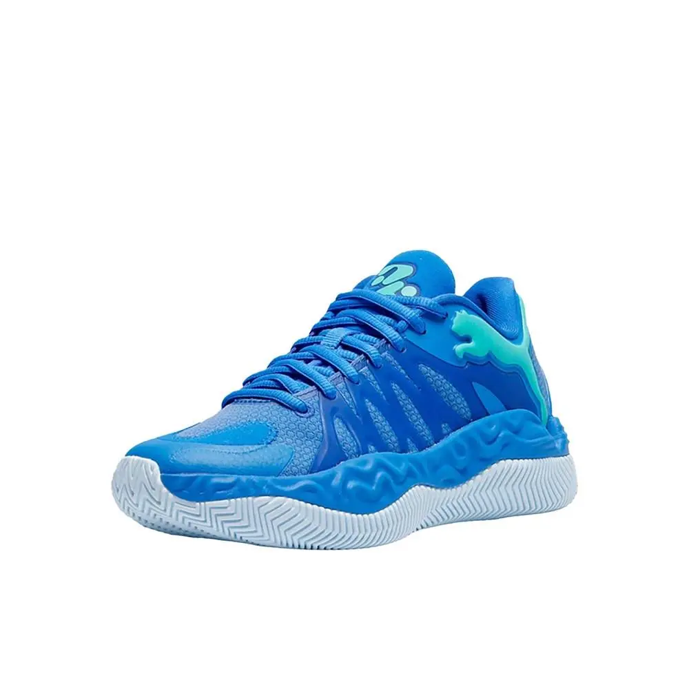 Puma shoes - PUMA Hali 1 Basketball  Youth - 31345501 - Blue 0