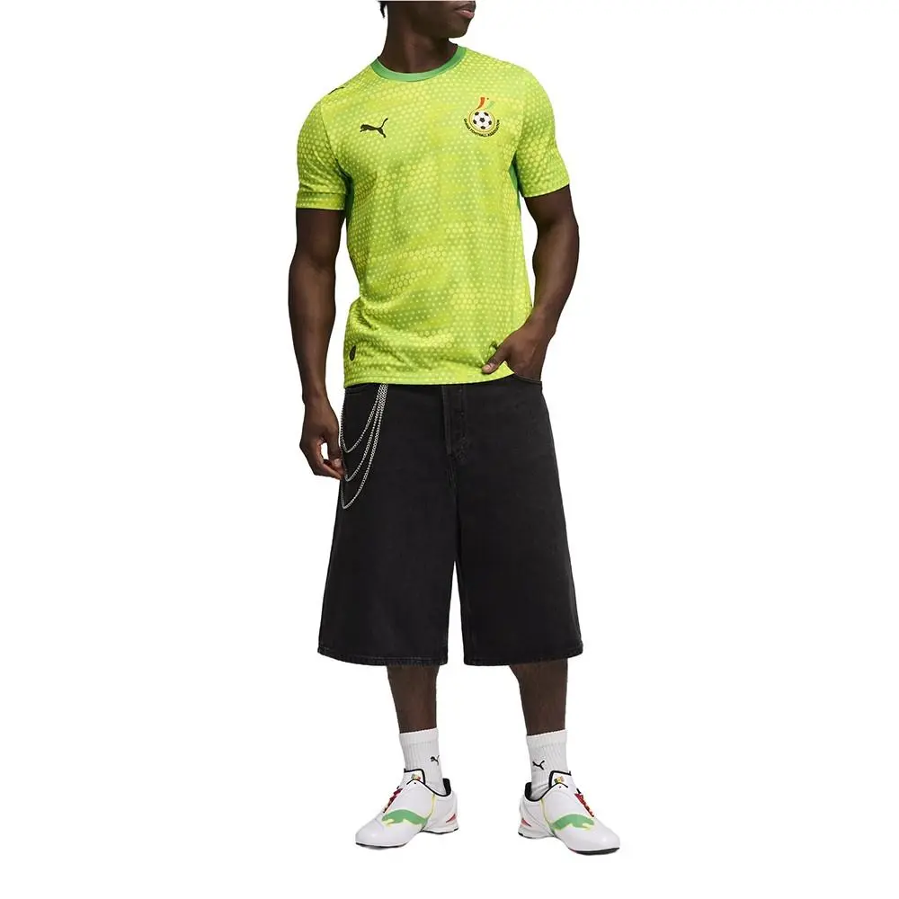 Puma clothing - PUMA  X Ghana X Salehe Bembury Goalkeeper Jersey - 78709988 - Green 5
