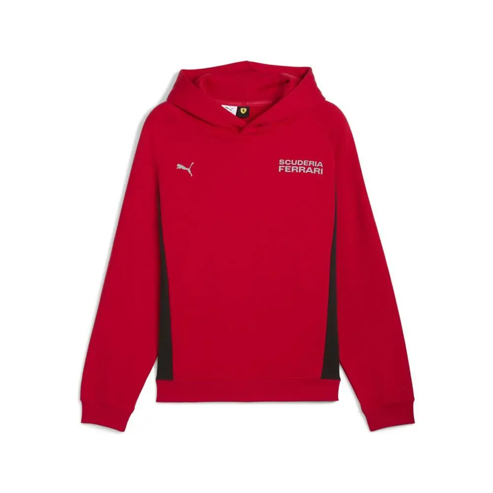 Puma Scuderia Ferrari Lifestyle Pullover Hoodie Mens Red Casual Outerwear 632751