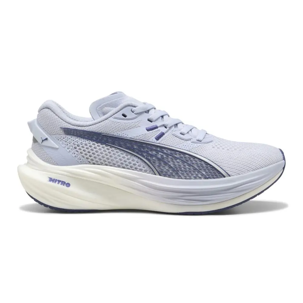 Deviate Nitro 3 Running Womens Blue Sneakers Athletic Shoes 30970814 by Puma