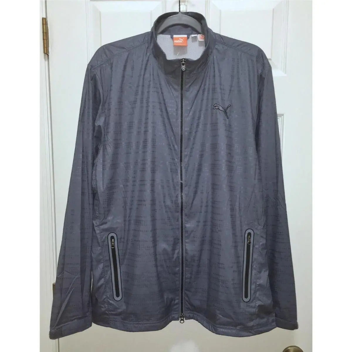Puma clothing - PUMA MS Wind Windbreaker Lightweight Golf Track Ja - 568321 - Gray 0