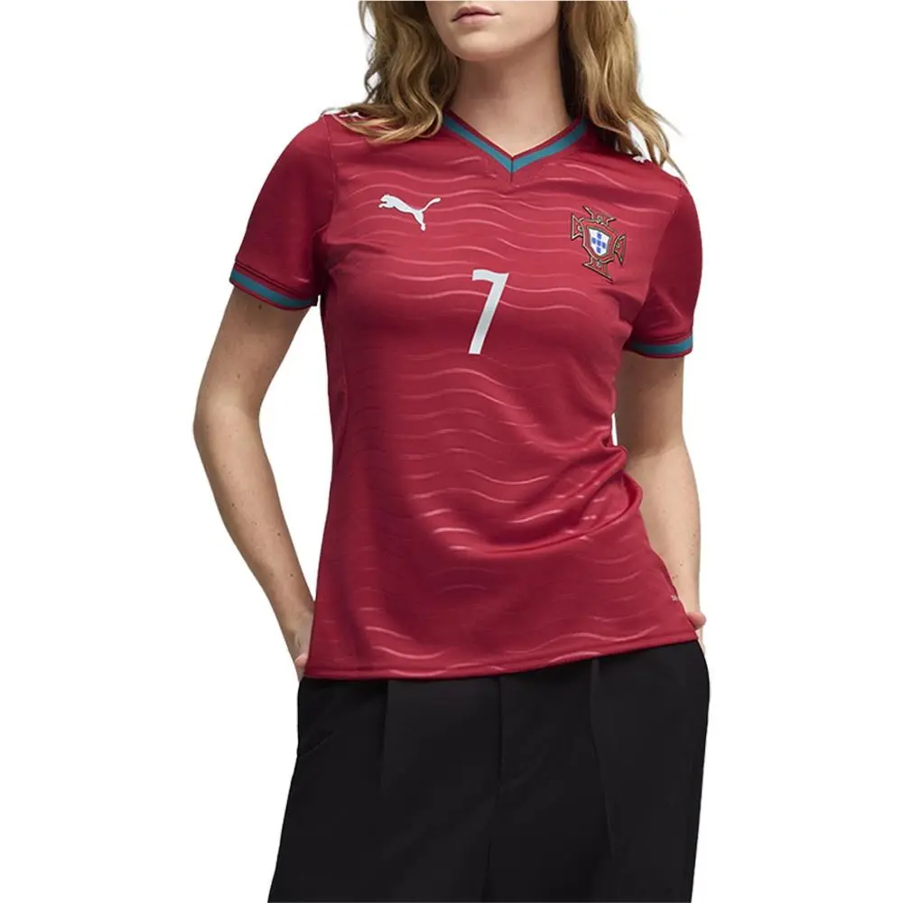Puma clothing - PUMA Ronaldo Crew Neck Short Sleeve Home Soccer Jersey Replica - 78814377 - Red 8