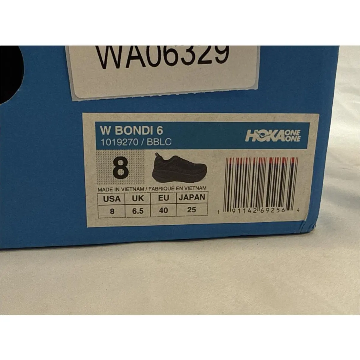 Hoka shoes - Hoka One One HOKA Bondi 6 - 1019270-BBLC - Black (UPC: 0191142692564) 0