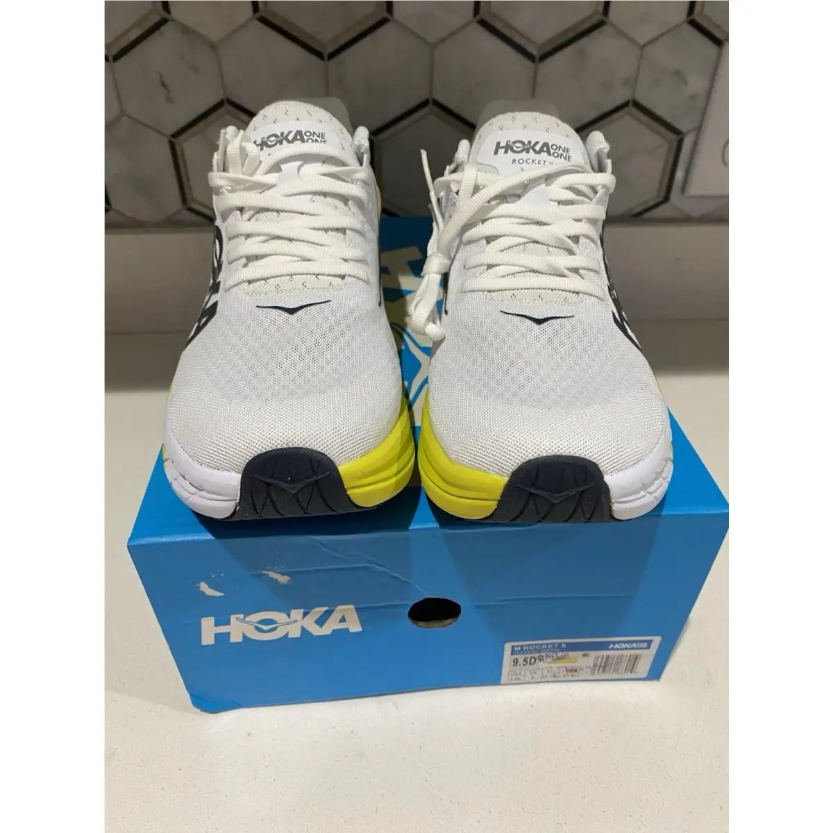 Hoka shoes - Hoka One One Bondi - One One Bondi - White Evening/Primrose 0