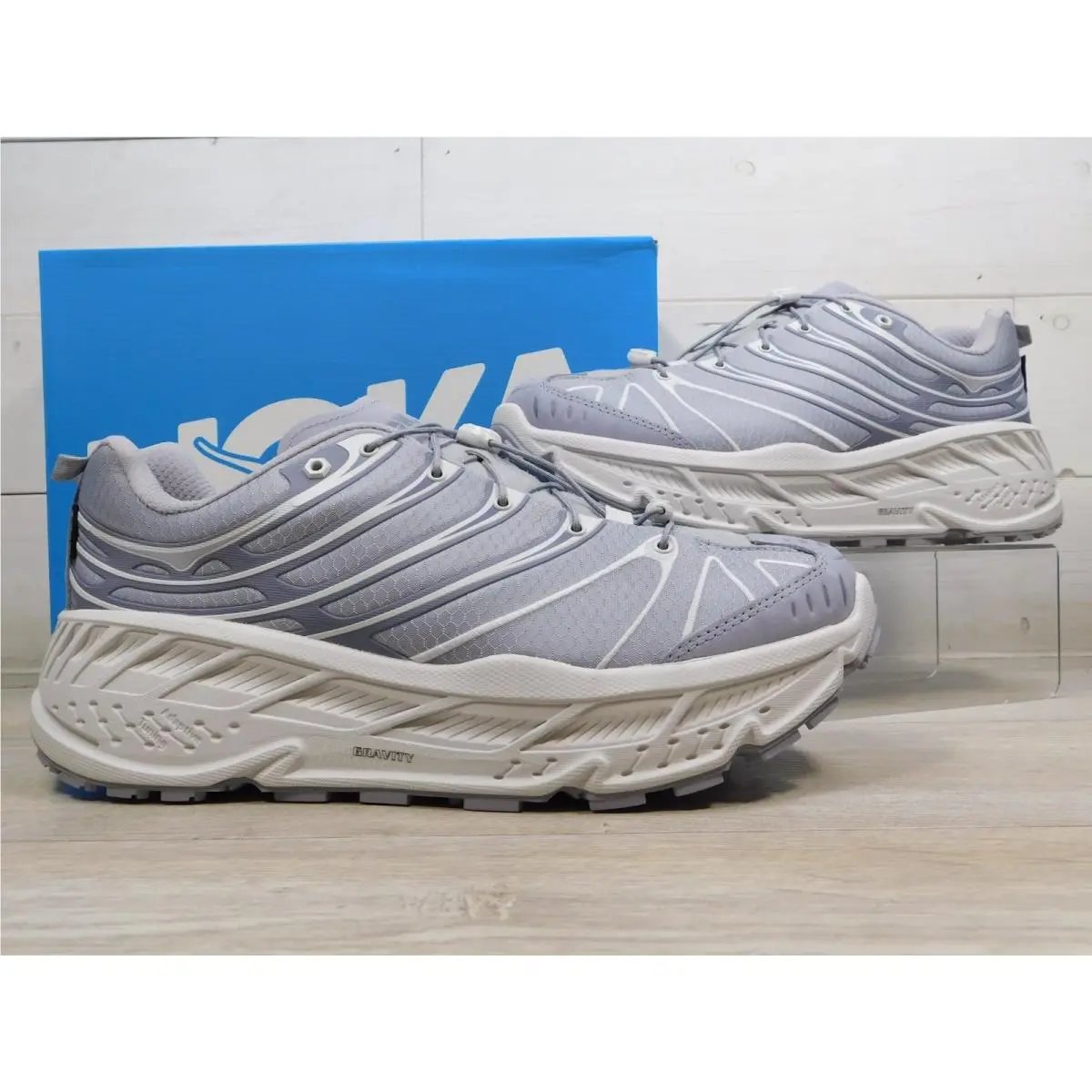 Hoka Stinson Evo Gtx Foggy Cosmic Grey Mens 11 1173890-FYGR Trail Running Shoe