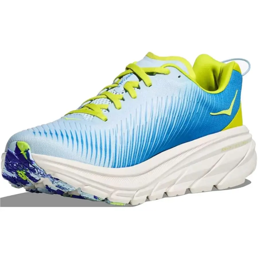 Hoka D5137 Mens Ice Water/diva Blue Rincon 3 Low Top Running Sneakers Size 11.5D