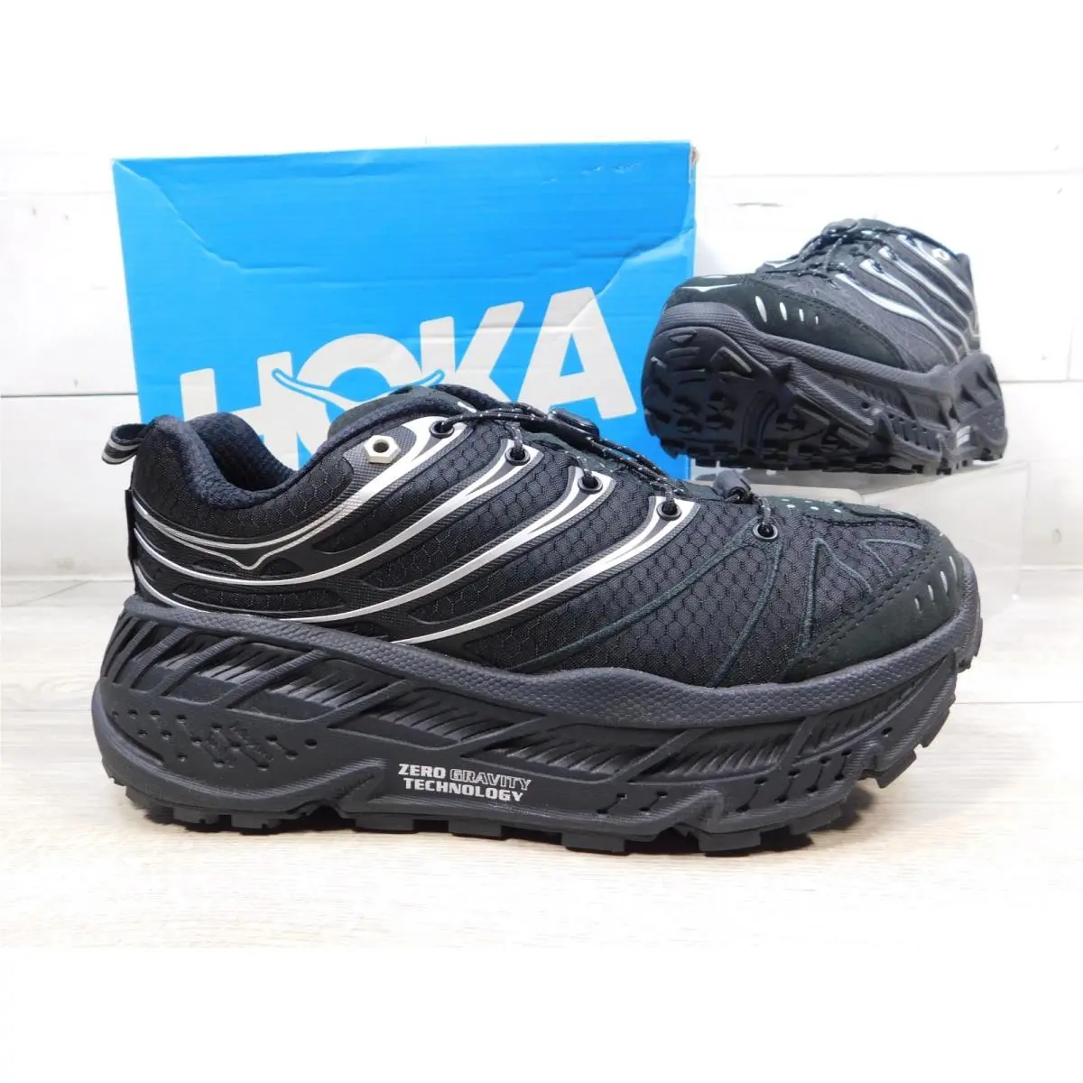 Hoka Stinson Evo Gtx Gore-tex Black Silver 1173890-BKSV Mens 5 Womens 6 Unisex