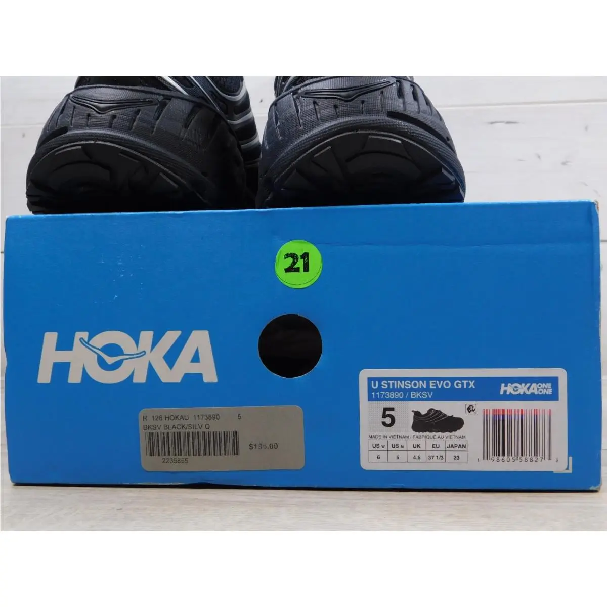 Hoka shoes - Stinson Evo GTX - Stinson Evo GTX - 1173890-BKSV - Black (UPC: 198605588228) 10