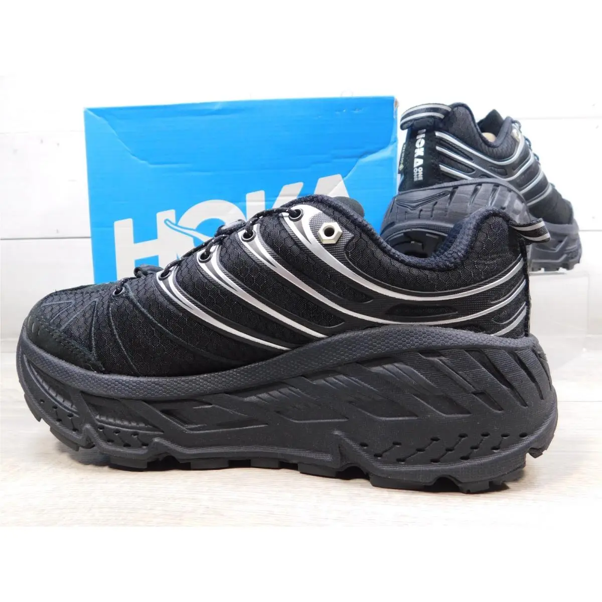 Hoka shoes - Stinson Evo GTX - Stinson Evo GTX - 1173890-BKSV - Black (UPC: 198605588228) 4