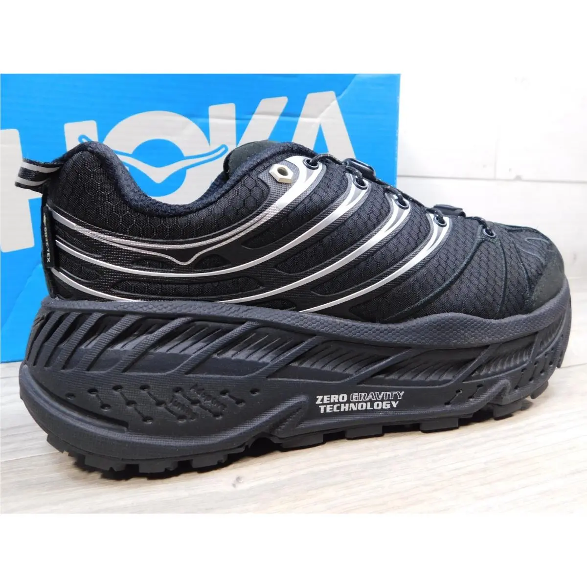 Hoka shoes - Stinson Evo GTX - Stinson Evo GTX - 1173890-BKSV - Black (UPC: 198605588228) 1