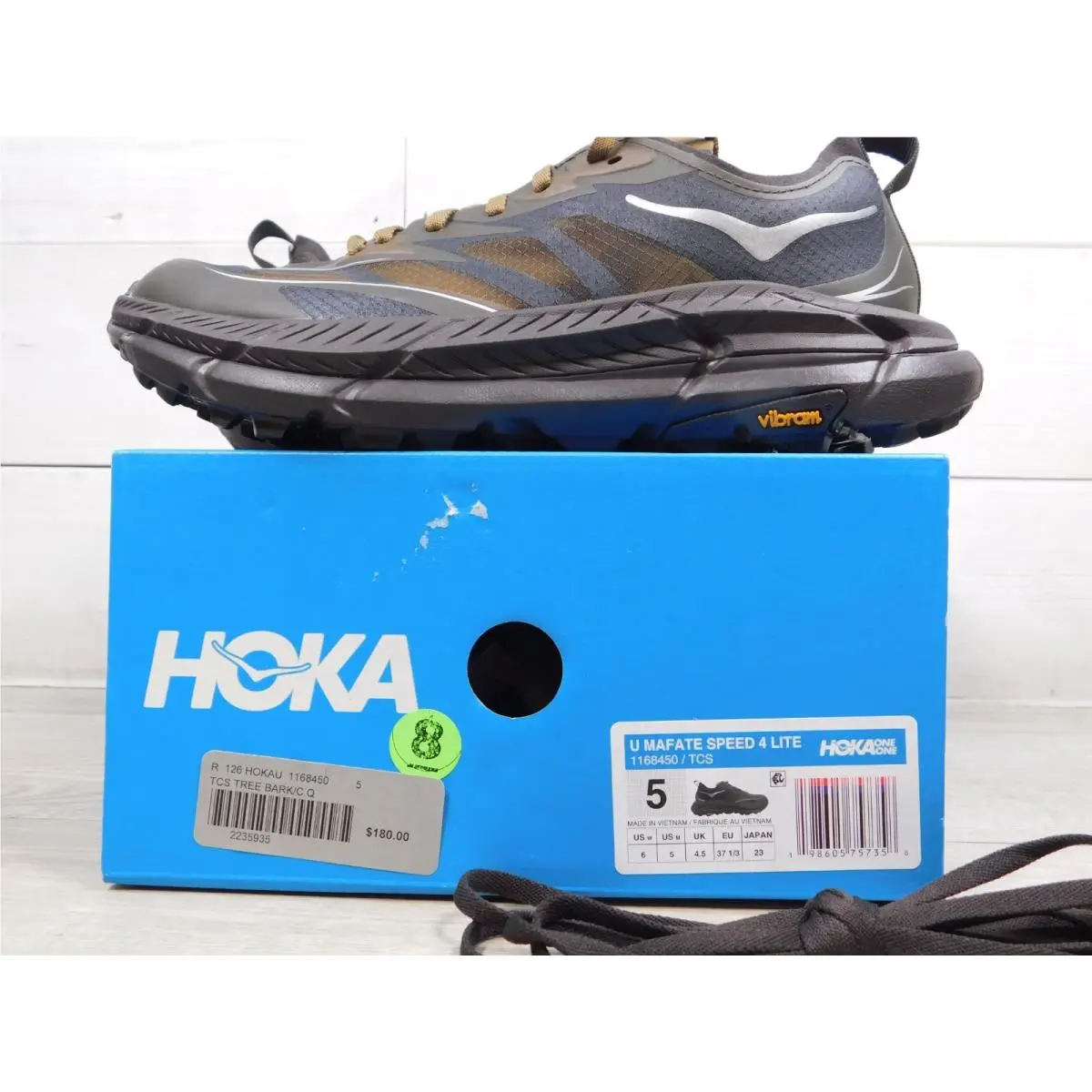 Hoka shoes - Hoka One One Mafate Speed 4 Lite - 1168450 TCS - Tree Bark/Cast Iron 2