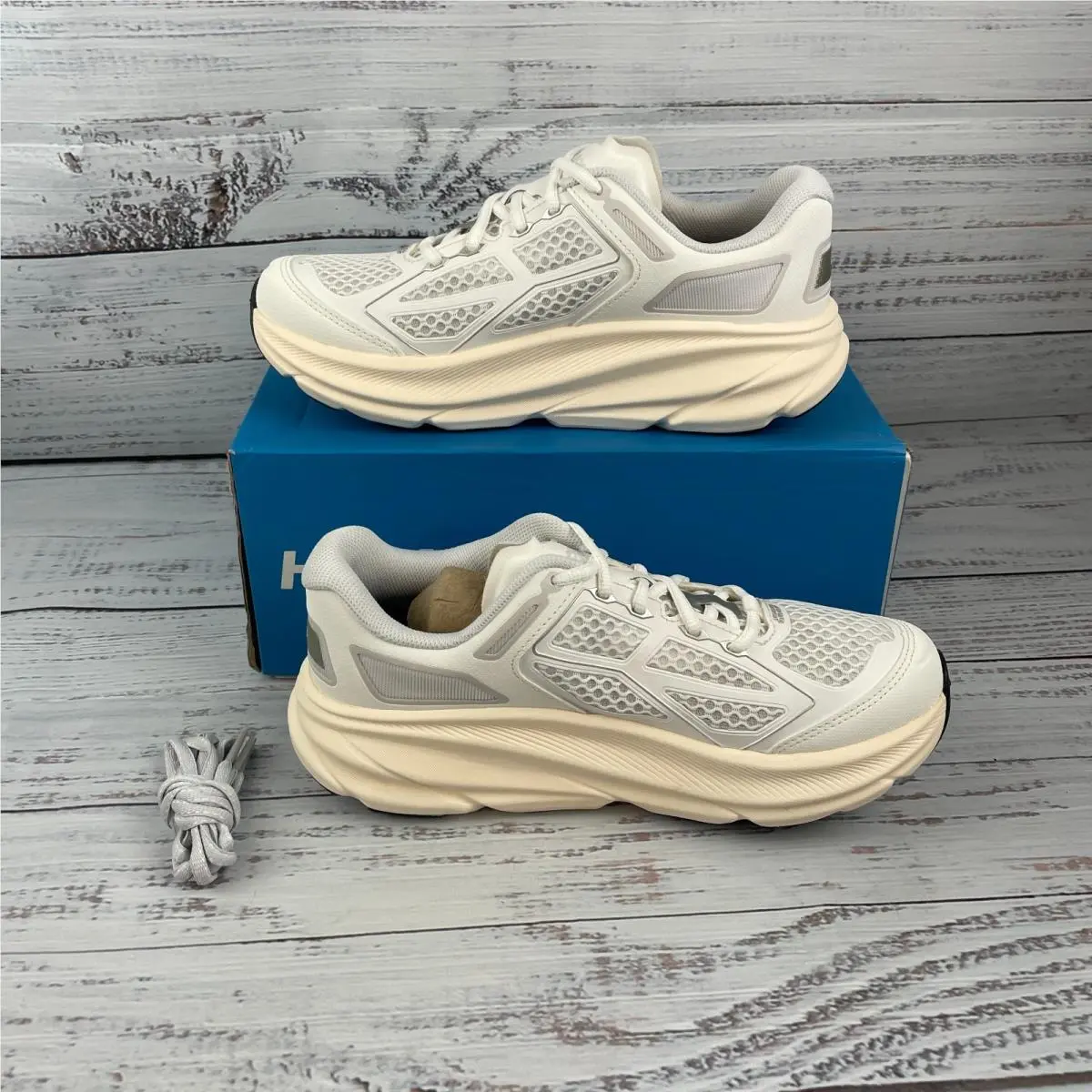 Hoka shoes - Hoka One One Clifton 8 - Gray (UPC: 197634736754) 0