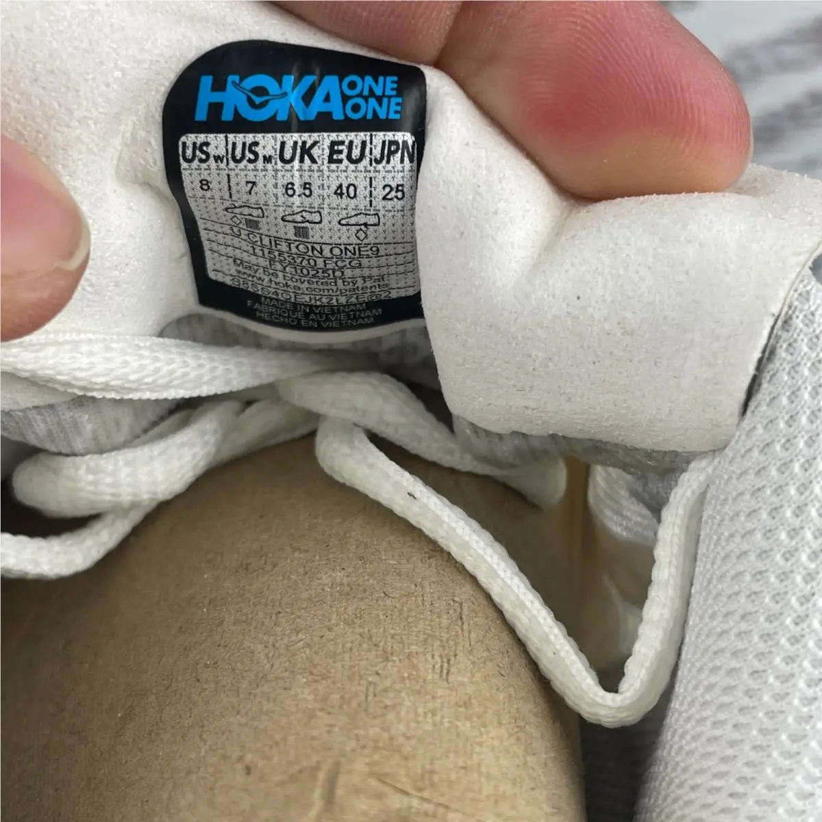Hoka shoes - Hoka One One Clifton 8 - Gray (UPC: 197634736754) 7