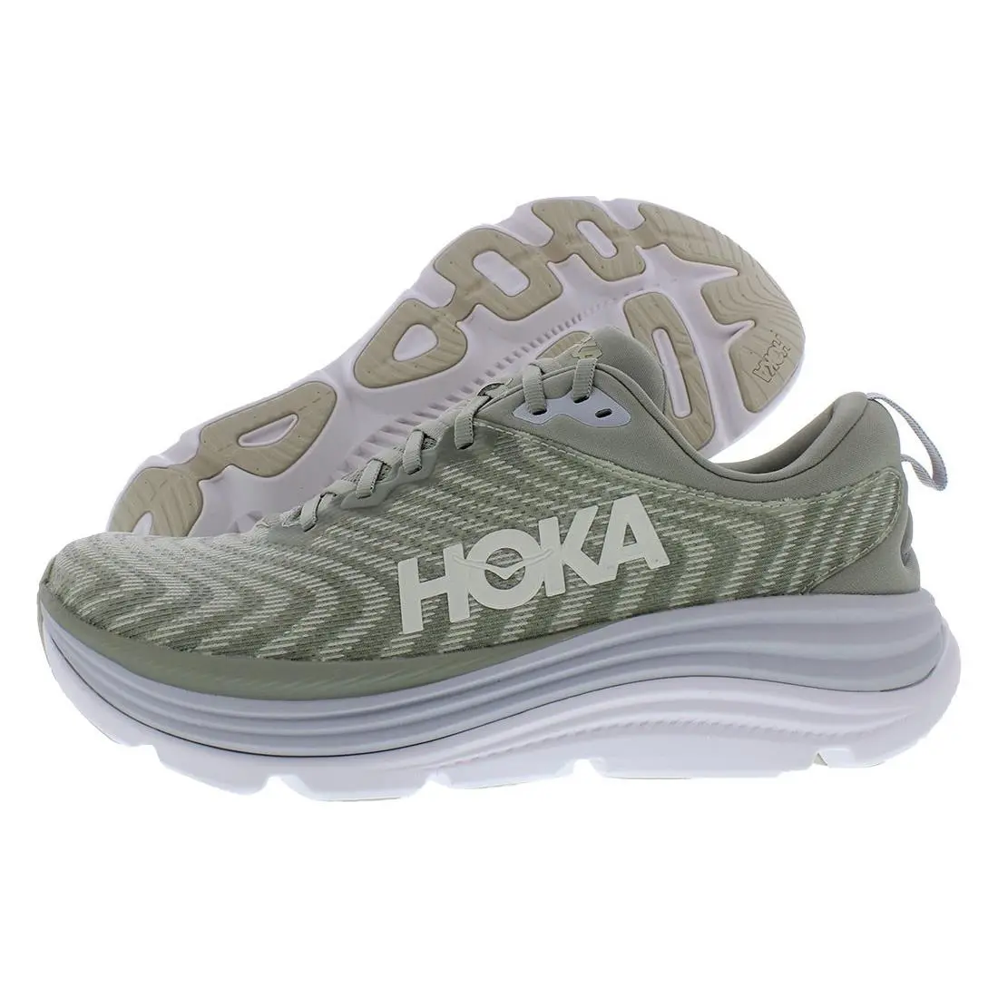 Hoka Gaviota 5 Mens Shoes Size 9.5 Color: Barley/oat Milk