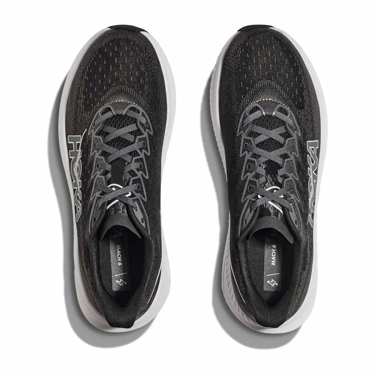 Hoka shoes - HOKA Mach 6 - Mach - 1147810-BWHT - Black 0