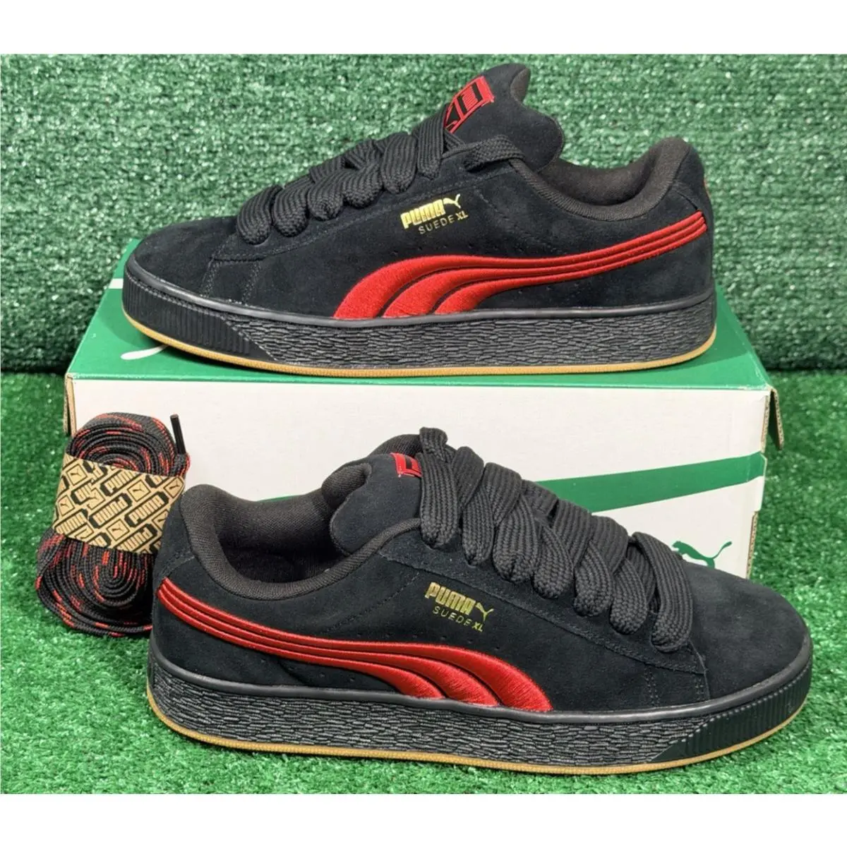 Suede XL 40th Anniversary WSS40 Adult Size 10 Black Red 402036-01 by Puma