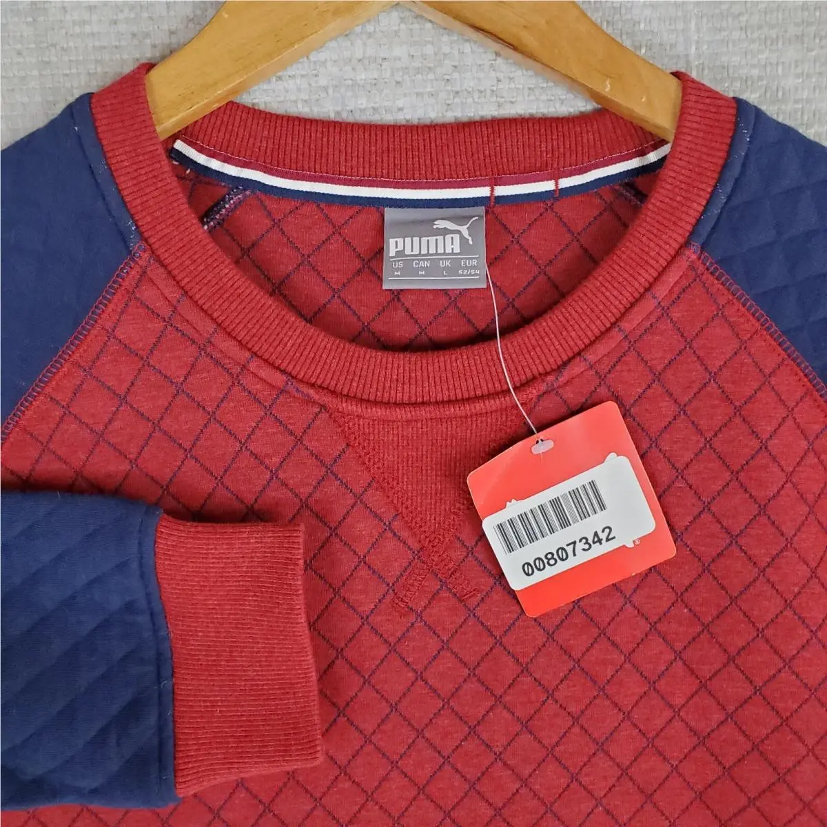 Puma clothing - golf tennis casual performance wicking stretchy sport shirt chest length long sleeve sweater sweatshirt crew neck mens size quilted elbow patch long sleeves carlsbad california raglan sleeves - Multicolor 2