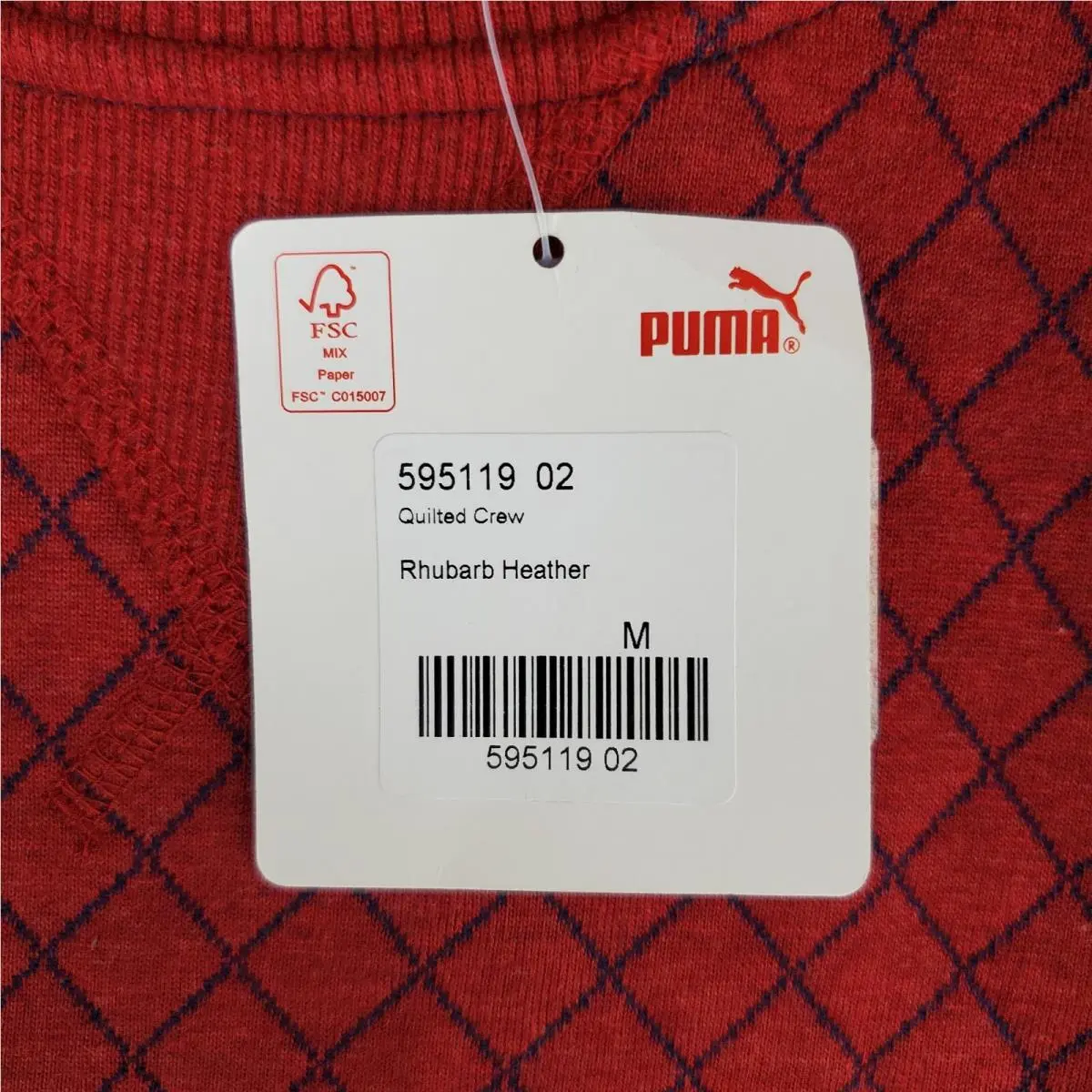 Puma clothing - golf tennis casual performance wicking stretchy sport shirt chest length long sleeve sweater sweatshirt crew neck mens size quilted elbow patch long sleeves carlsbad california raglan sleeves - Multicolor 7