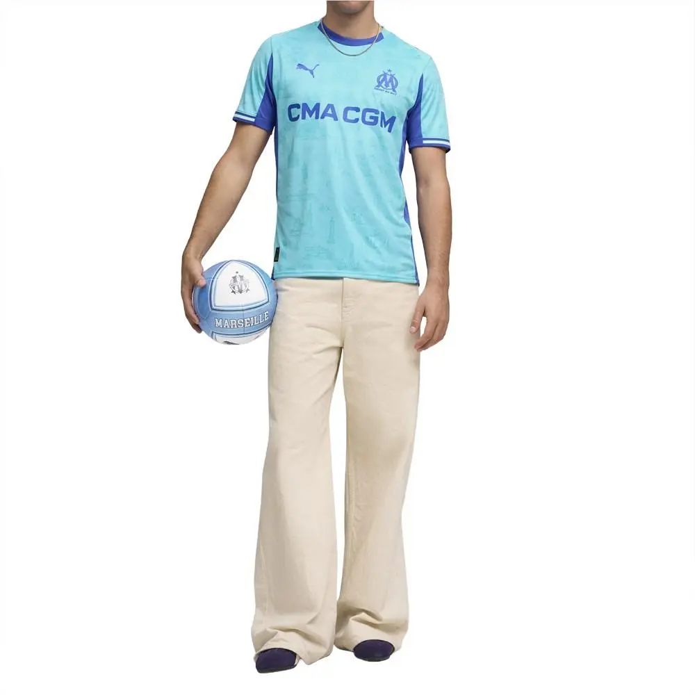 Puma clothing - PUMA Om Special Edition Crew Neck Short Sleeve Jersey Replica - 71361805 - Blue (UPC: 199259106165) 5