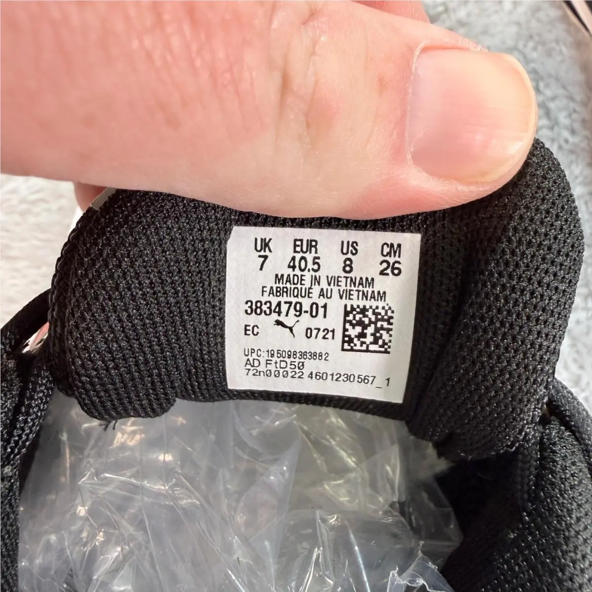Puma shoes - Black (UPC: 195098363882) 5
