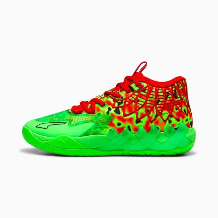 Puma shoes - PUMA MB.01 - 310508-01 - Fluro Green Pes-PUMA Red 12