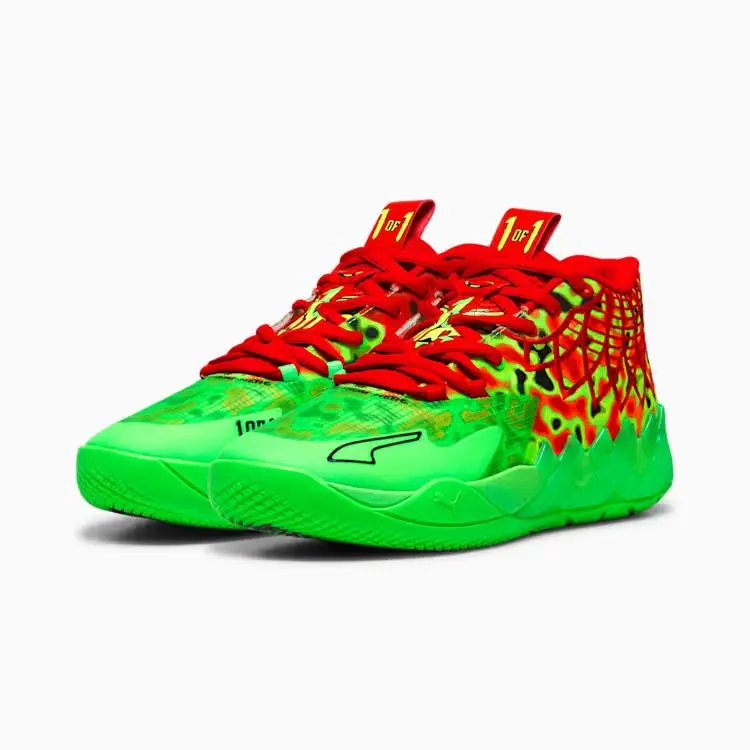 Puma shoes - PUMA MB.01 - 310508-01 - Fluro Green Pes-PUMA Red 13