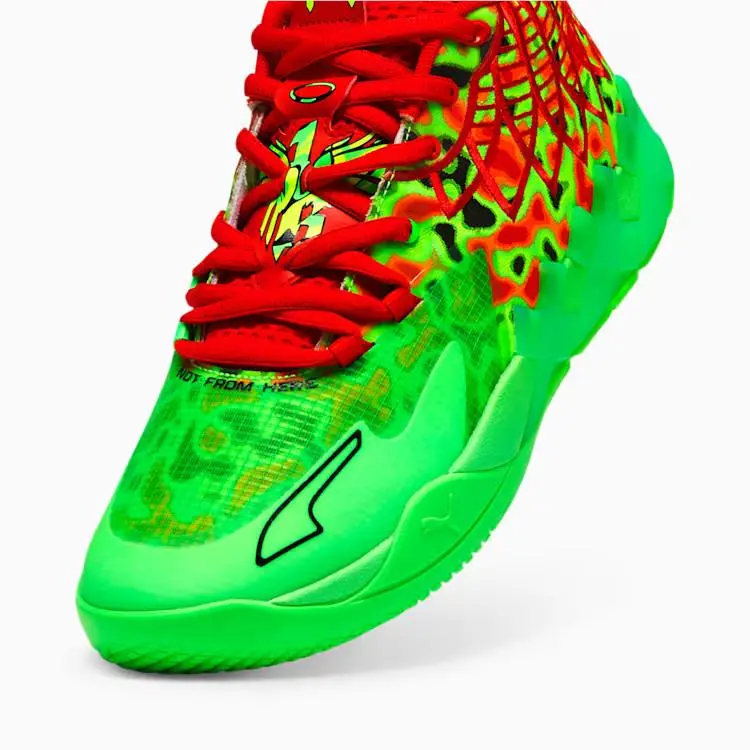 Puma shoes - PUMA MB.01 - 310508-01 - Fluro Green Pes-PUMA Red 16
