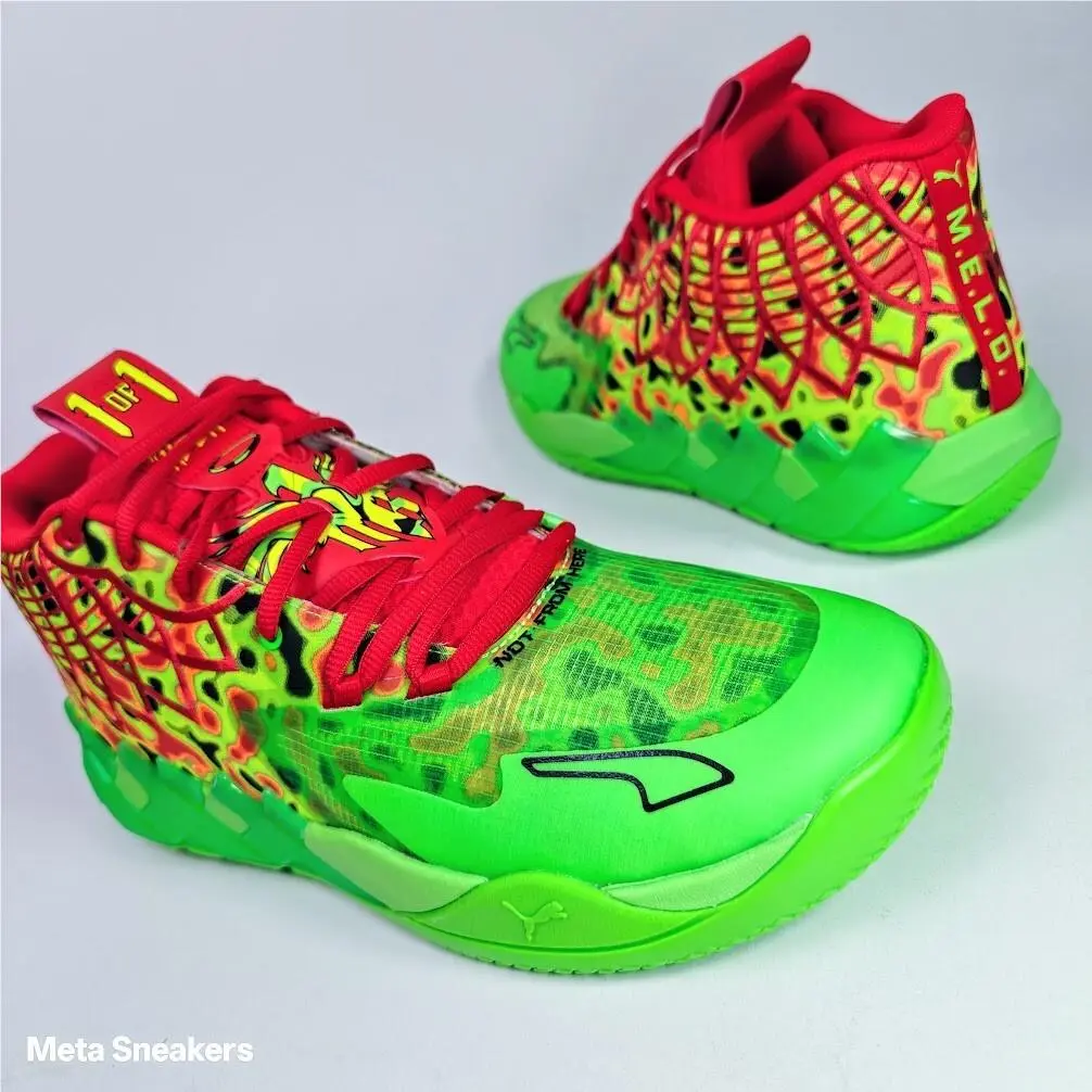 Puma shoes - PUMA MB.01 - 310508-01 - Fluro Green Pes-PUMA Red 11