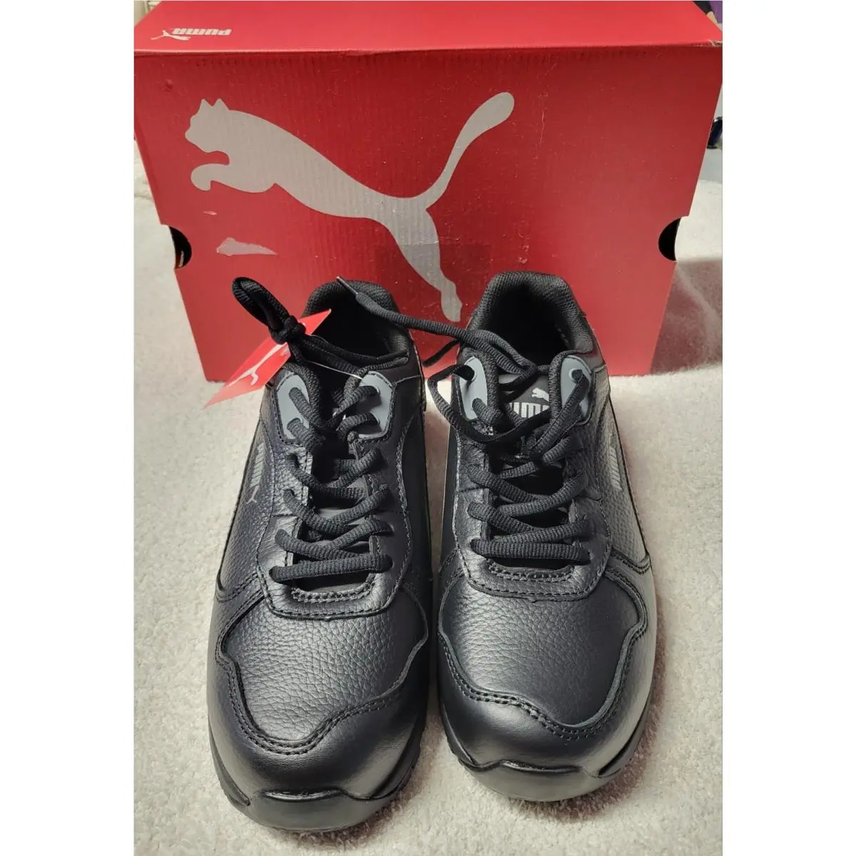 Men`s Safety Frontside Sfc Black Soft Toe Low Shoe Size 9 by Puma