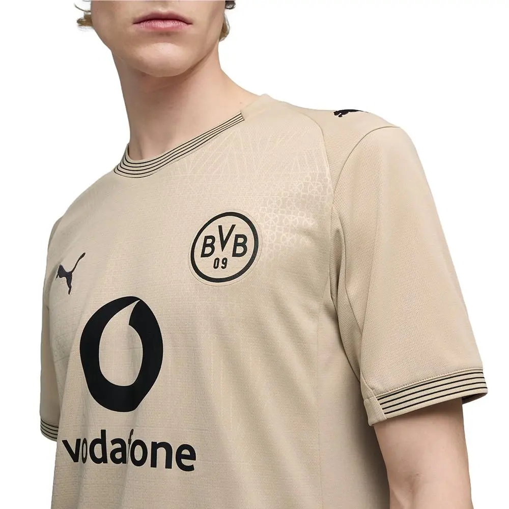 Puma clothing - PUMA Bvb Special Edition Crew Neck Short Sleeve Soccer Jersey Rep - 78011824 - Beige (UPC: 199259320127) 3