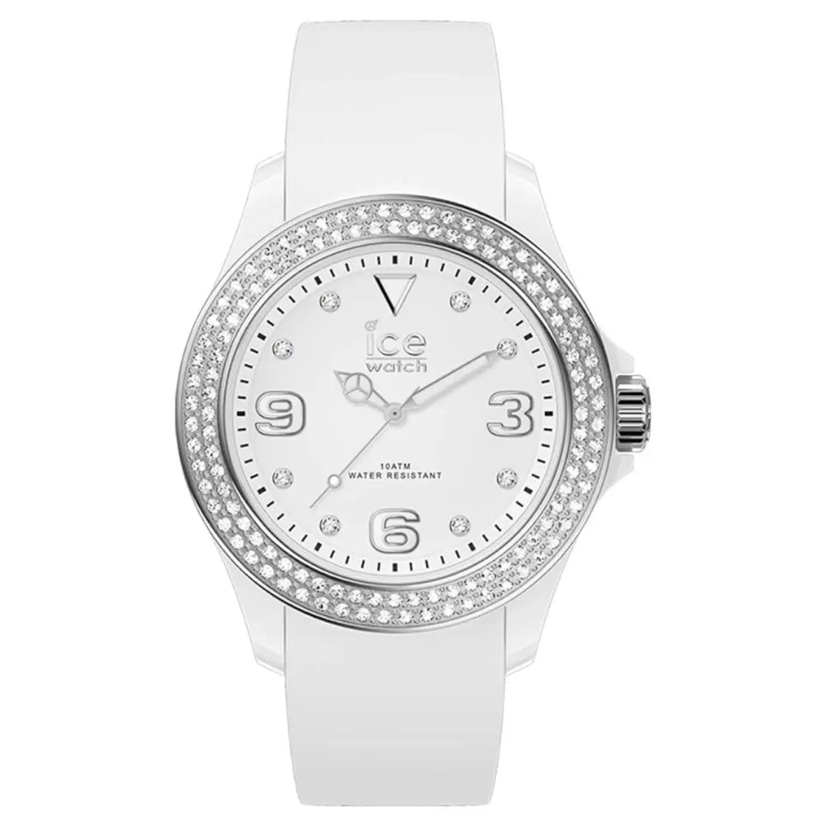 Ice Watch Women`s Stone Tycoon Silver Dial Watch - ST.SS.U.L.10 by Ice-Watch
