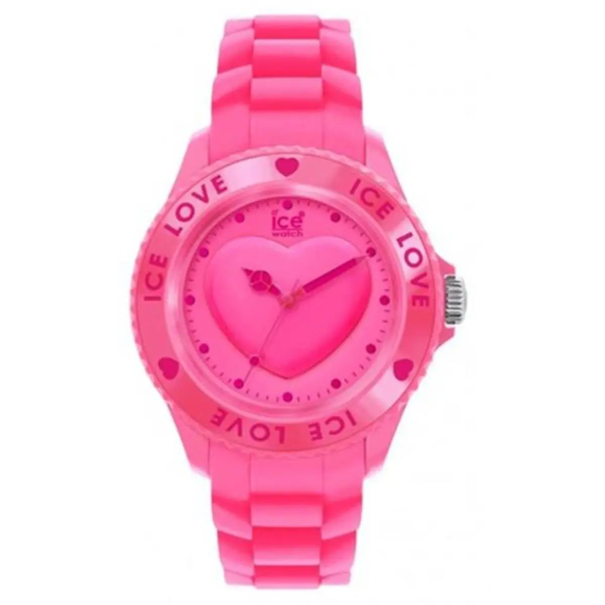 Ice Watch Women`s Ice Love Pink Dial Watch - LO.PK.U.S.10 by Ice-Watch