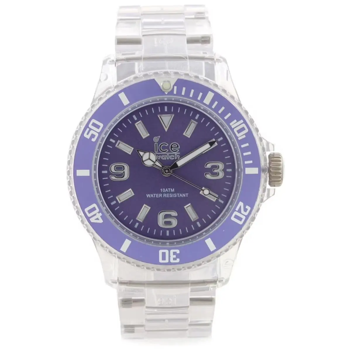 Ice Watch Men`s Ice Pure Purple Dial Watch - PU.PE.B.P.12 by Ice-Watch