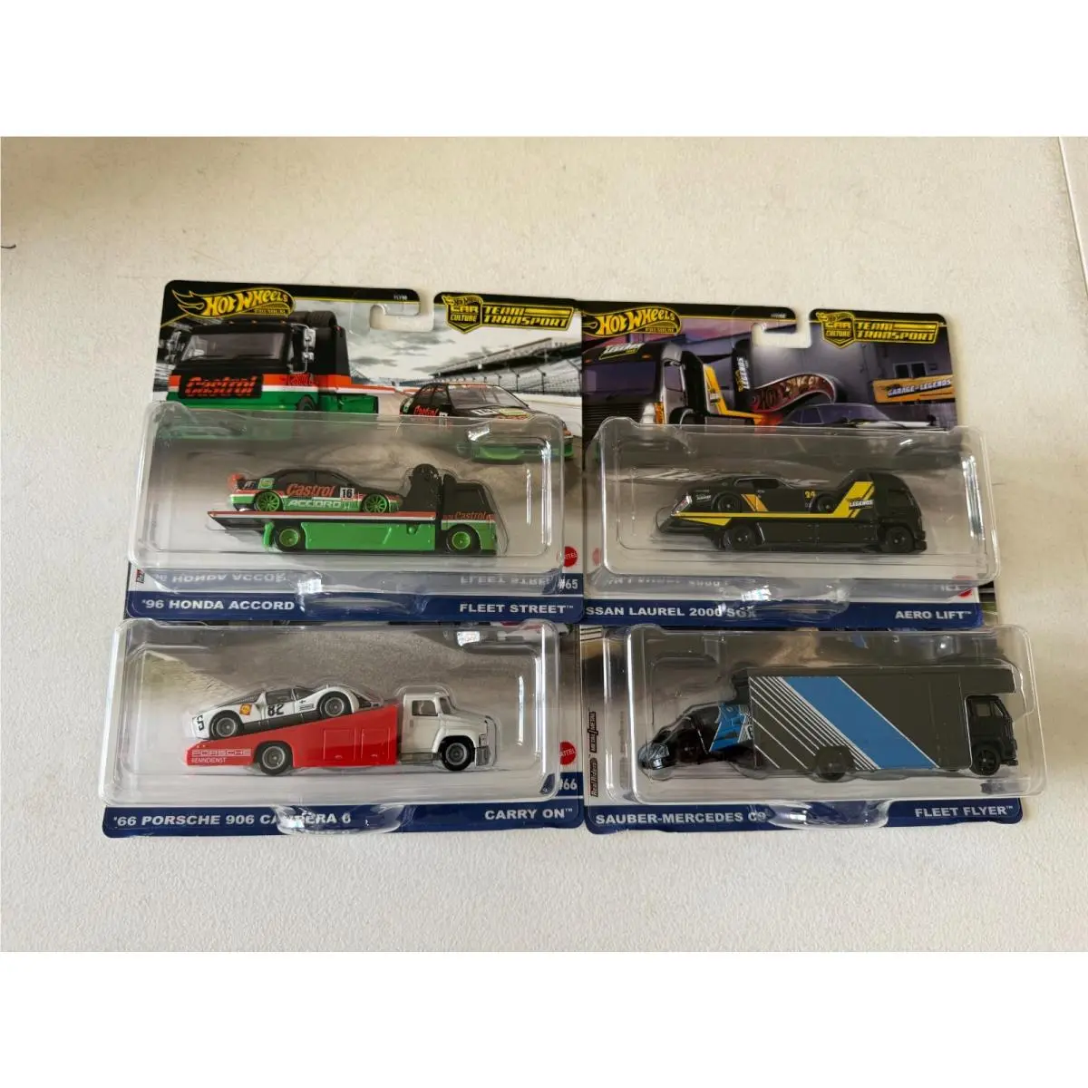 Hot Wheels Premium Car Culture Team Transport Set Of 4 Cars E42