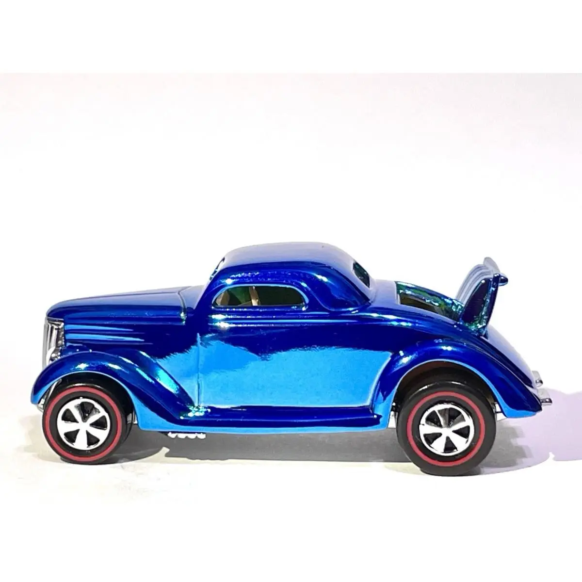 Custom Made Hot Wheels ‘36 Ford Coupe - Redline Spectraflame Blue