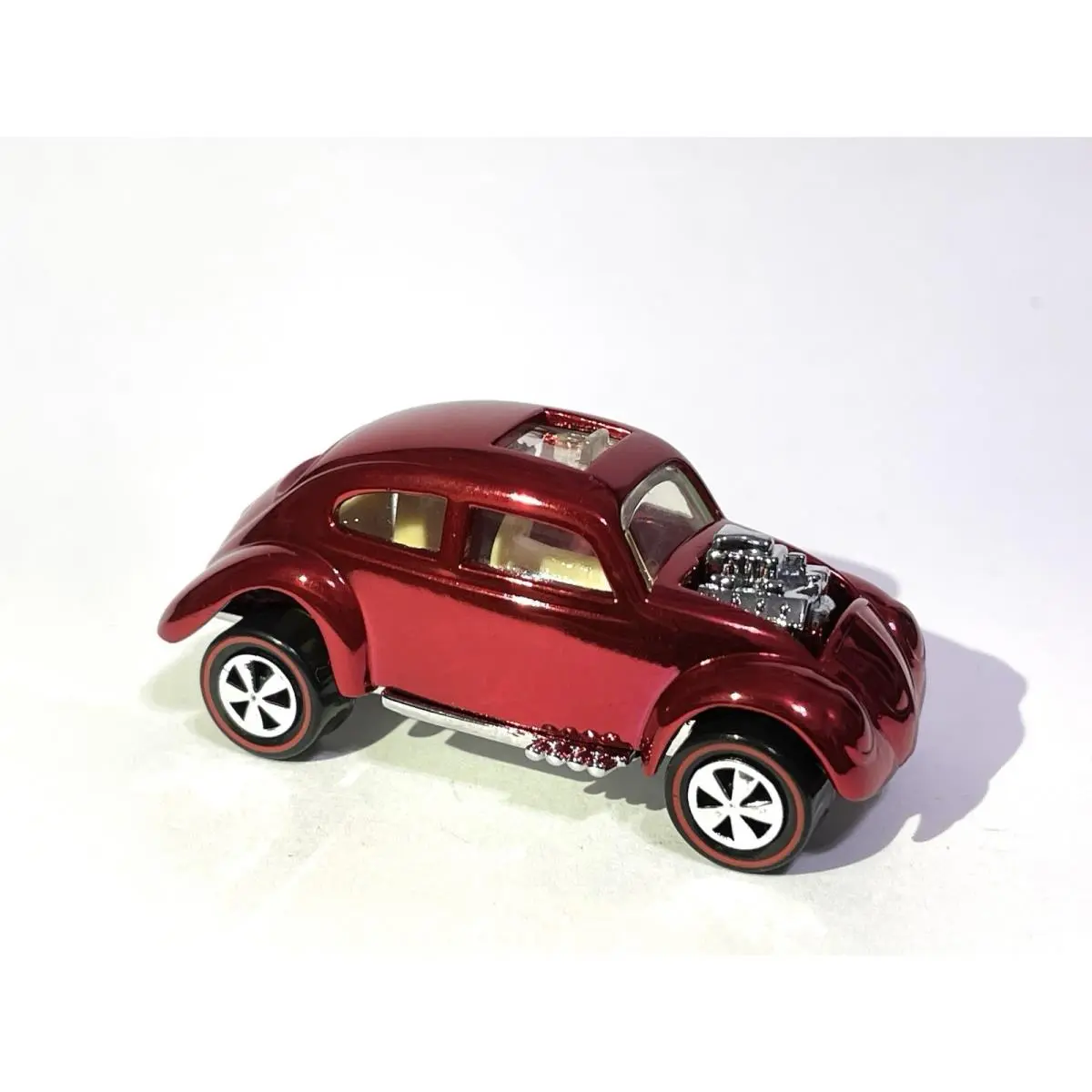 Hot Wheels Redline “custom Made Chrome Red ” VW Bug / Beetle - 1/1