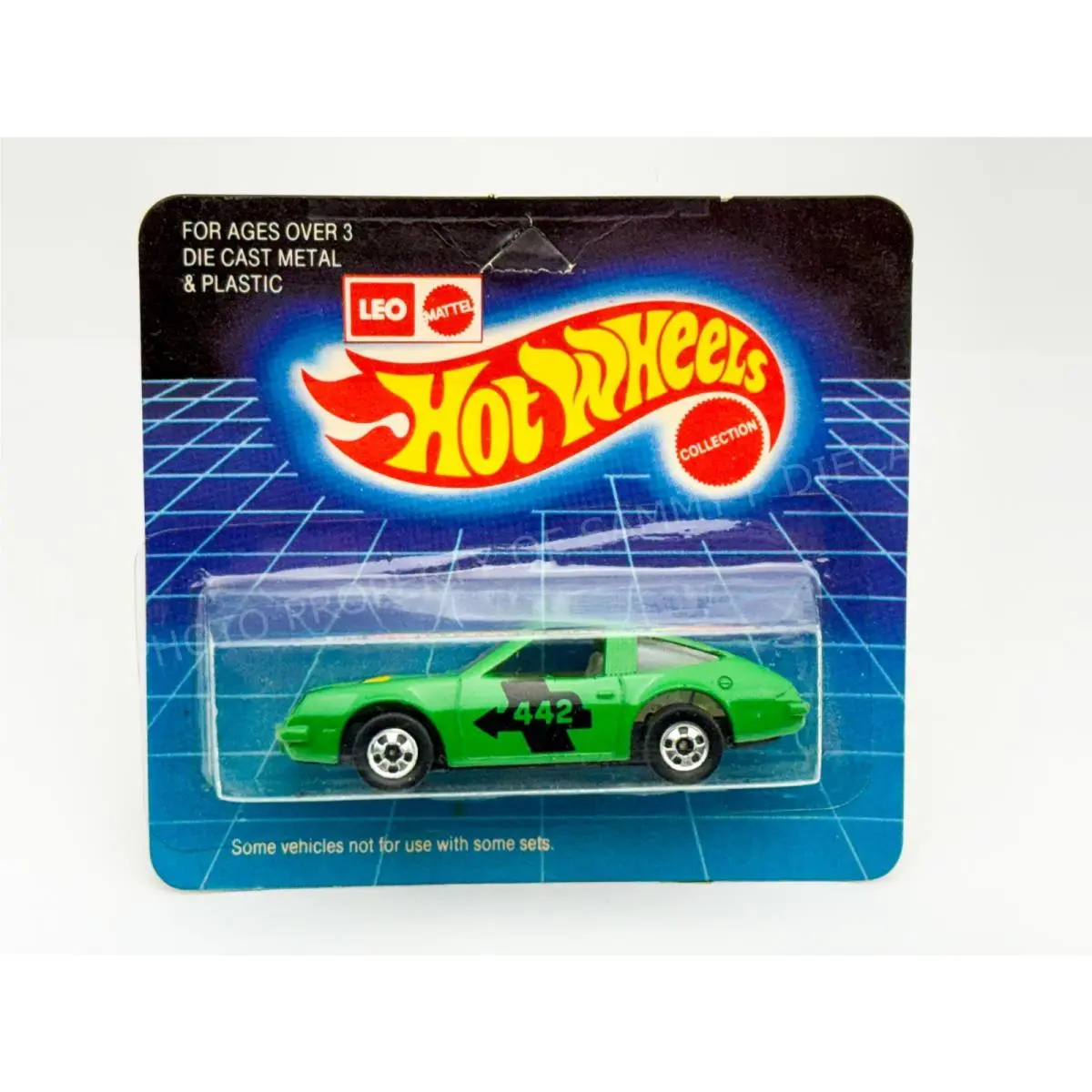 Hot Wheels Blackwall Leo India Chevy Monza Green 442 Tampo in Blisterpack