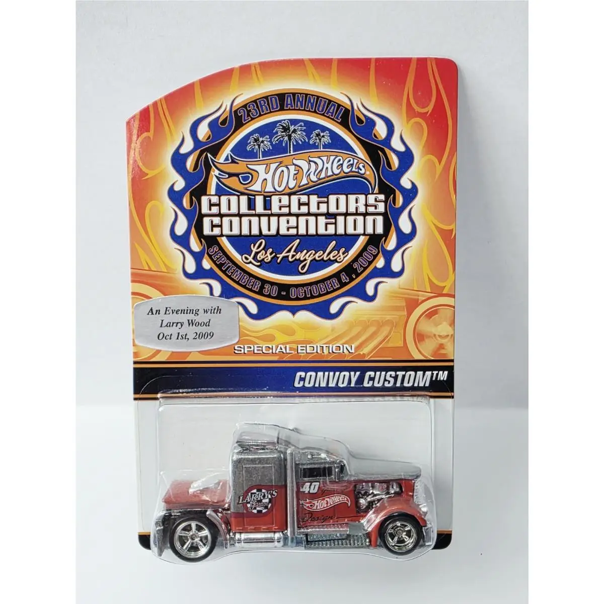 Hot Wheels 23rd Convention Concoy Custom W/ Dinner Sticker Very Nice