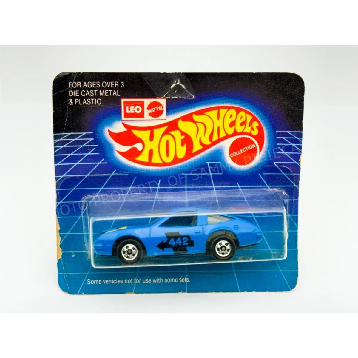 Hot Wheels Blackwall Leo India Chevy Monza Blue 442 Tampo in Blisterpack