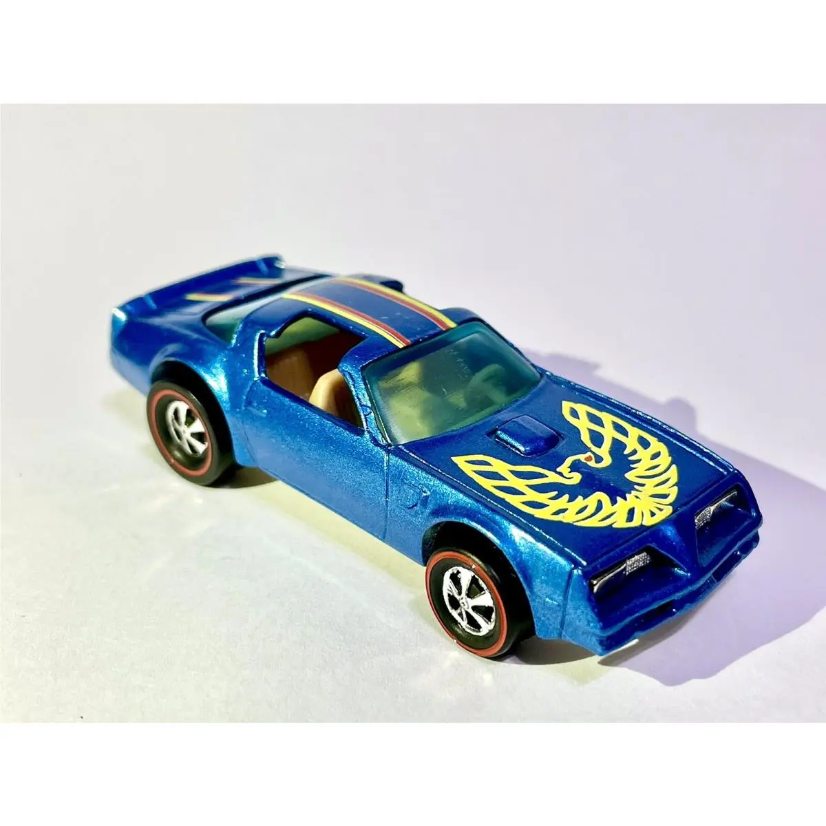 Custom Made Hot Wheels Hot Bird Ultra Rare Blue Firebird Redline Hotbird